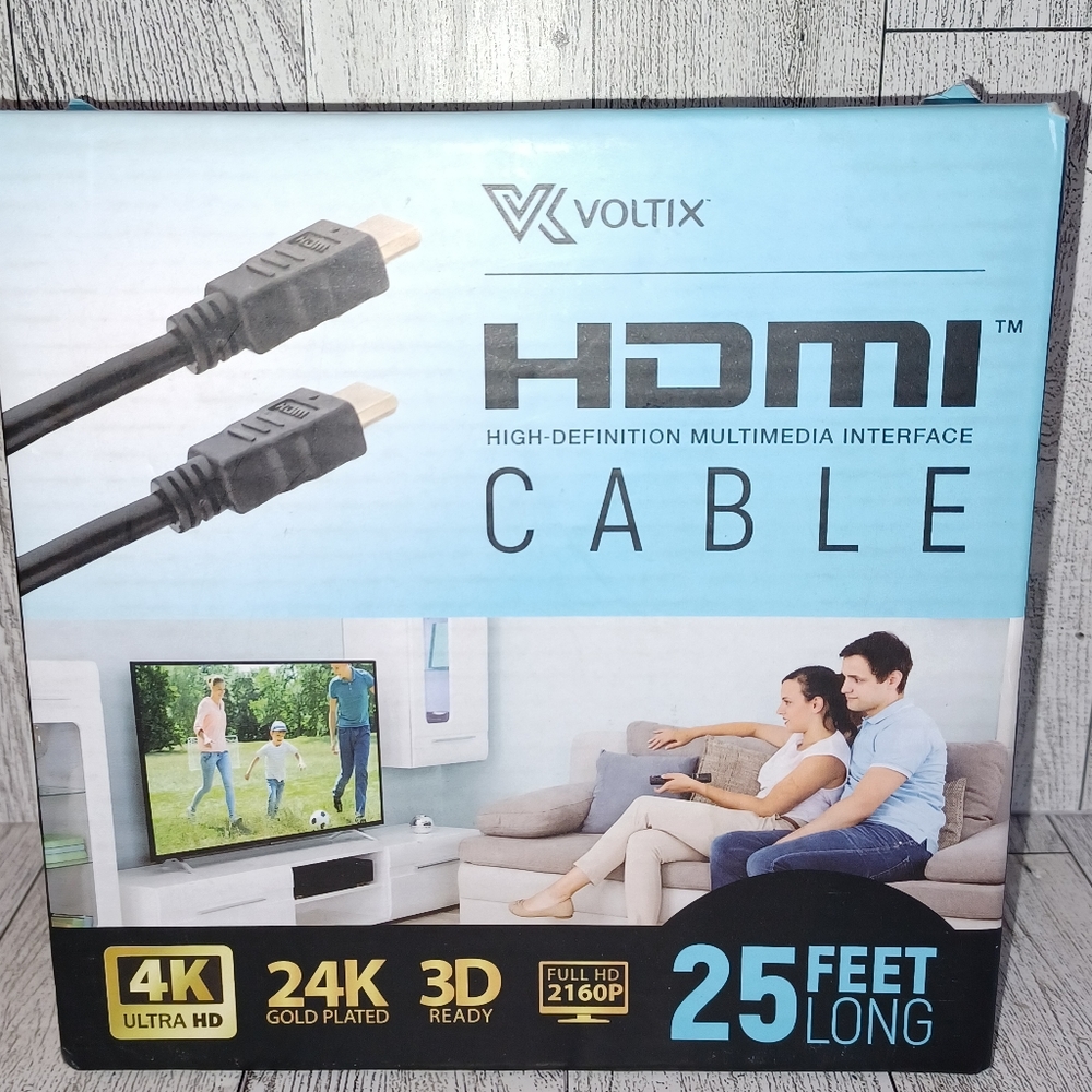 NIB 24ft Voltix HDMI Cable